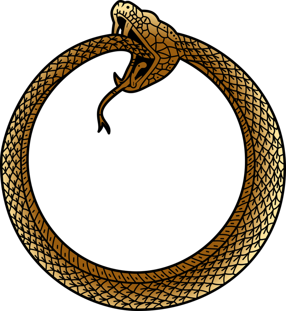 greek symbols snake of eternity